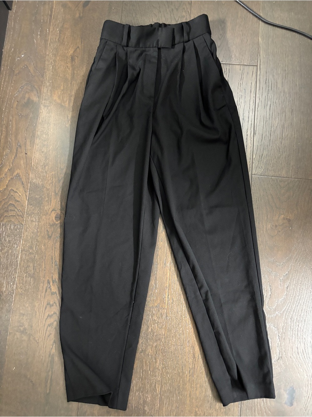 H&M Black High Waist Trousers